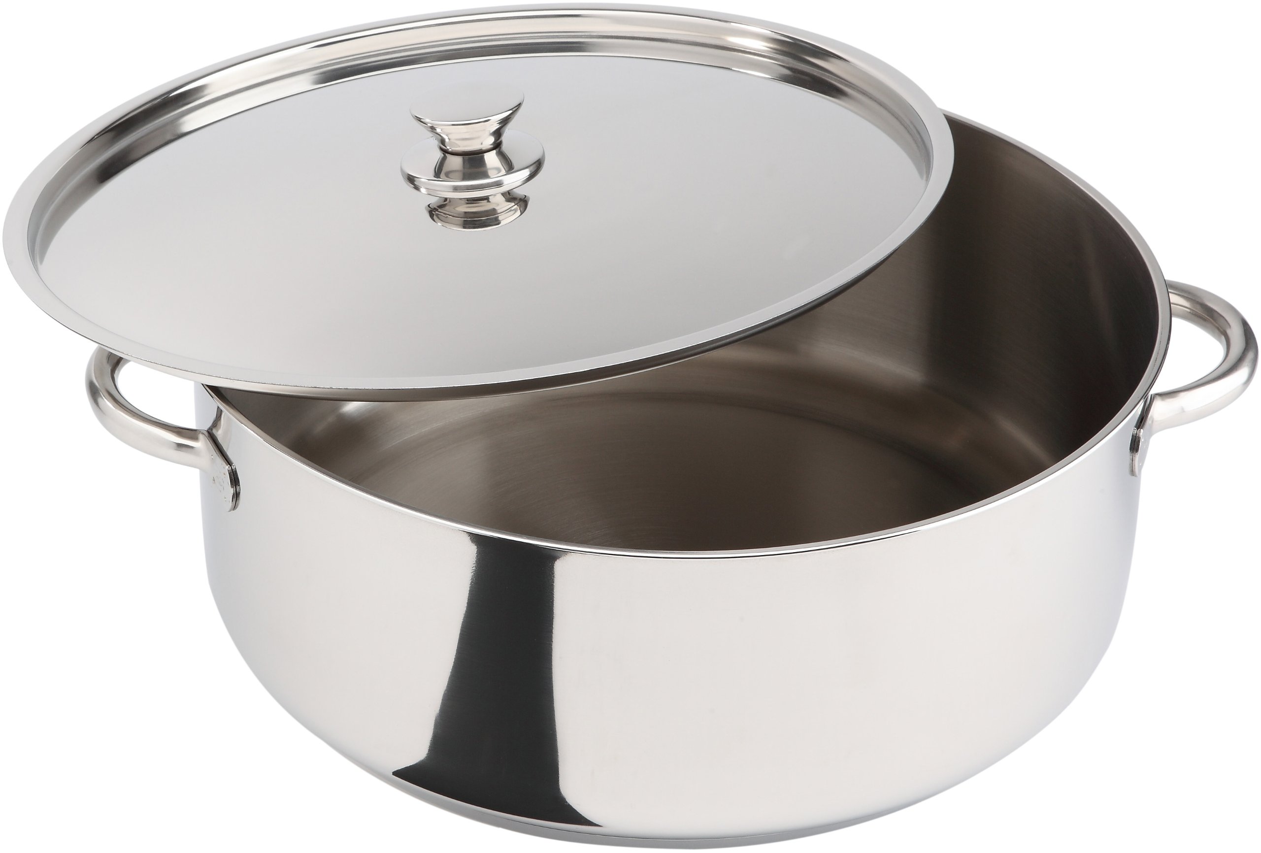 Lacor Vitrocor Casseruola, Argento, 40 x 15.5 cm