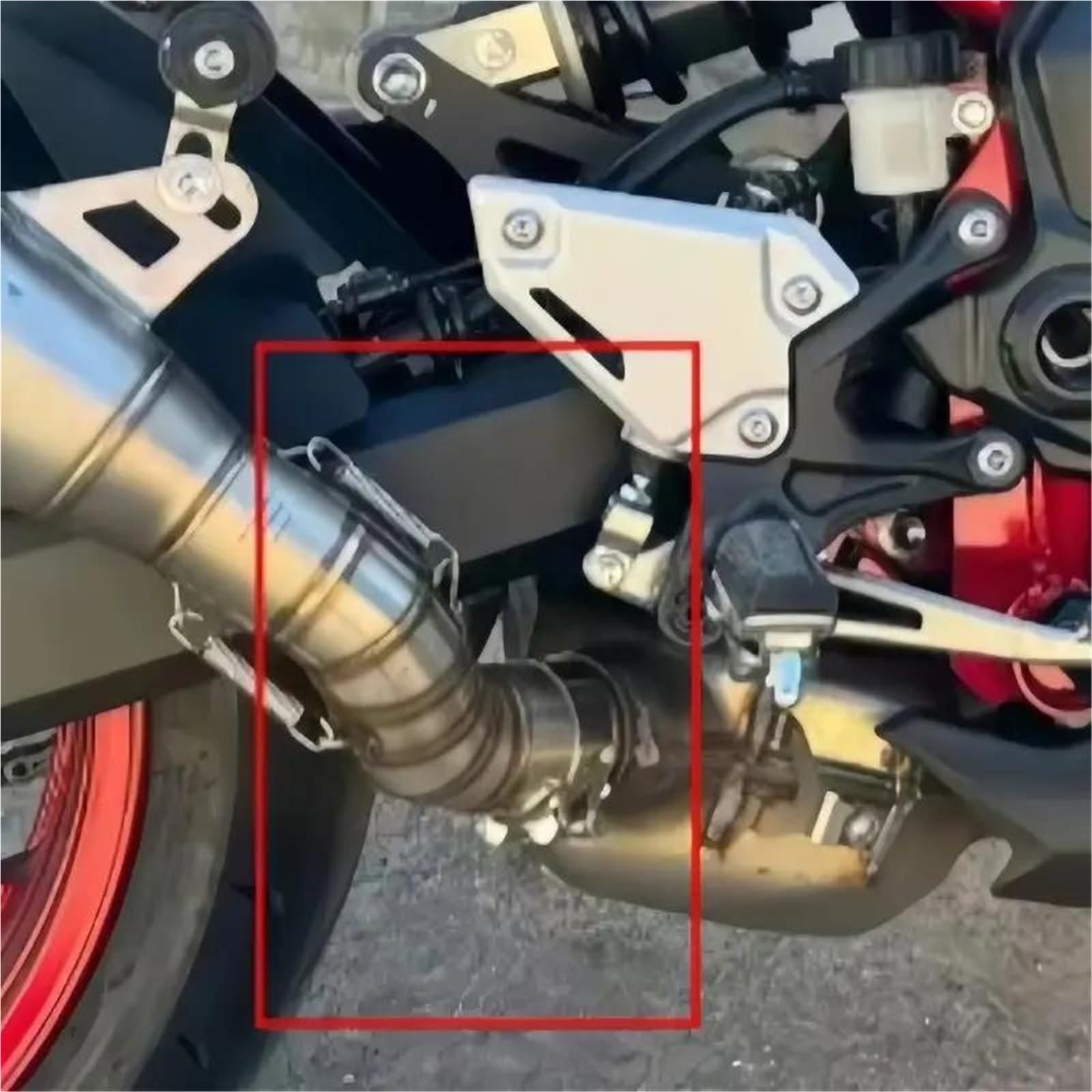 Tubo Collegamento Centrale Scarico Moto Collegare Il Tubo Marmitta Da 51 Mm Per Z900 2017-2024 Parte del corpo