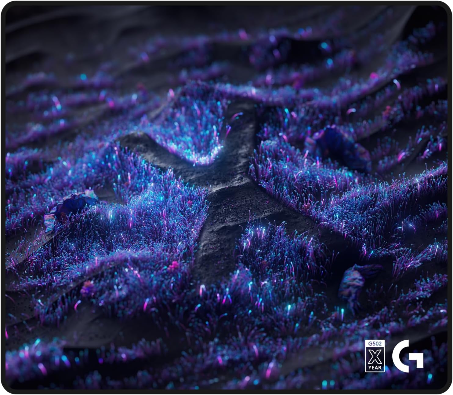 Logitech G640 SE Large Cloth Gaming Mouse Pad, Optimized for Gaming Sensors, Moderate Surface Friction, Non-Slip Mouse Mat - 10th Anniversary