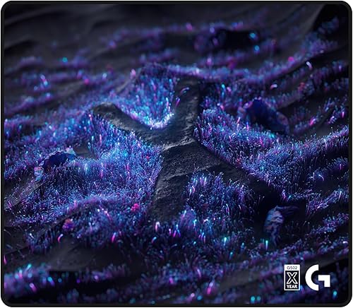 Logitech G640 SE Alfombrilla de ratón grande para juegos de tela, optimizada para sensores de juego, fricción superficial moderada, alfombrilla