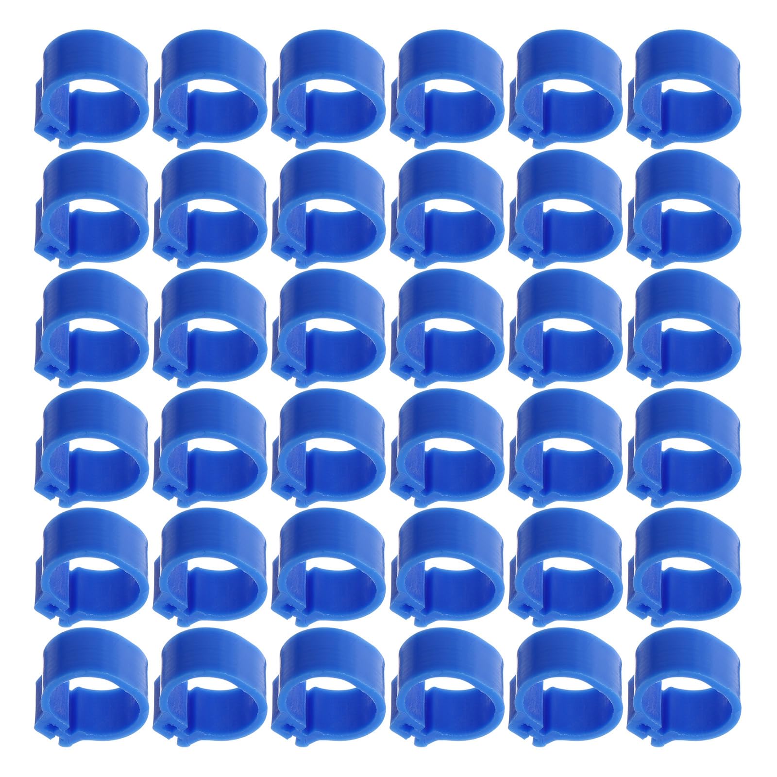 100 Pcs Meat Pigeon Anklet Chicken Tags Poultry Pigeons Ring Bands Pigeon Foot Rings Chick Leg Rings Chicken Leg Markers Chicken Leash Budgie Foot Rings Pigeon Gear Plastic