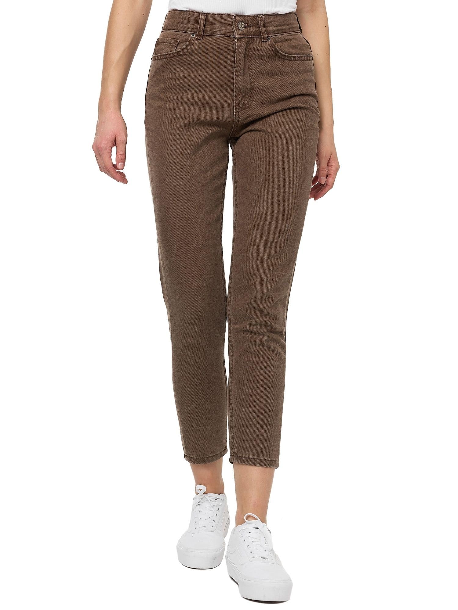 Tazzio Jeans da donna – Mom Fit a vita alta, vestibilità comoda, F129