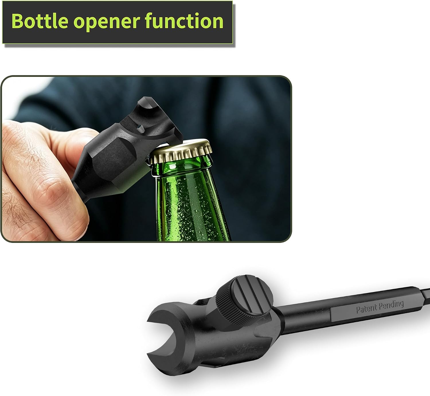 Stainless Steel Tree Step Installer for 1/2" Steps, with Hammer, Bottle Opener, Nail Puller Multi‑Tool in One image 5