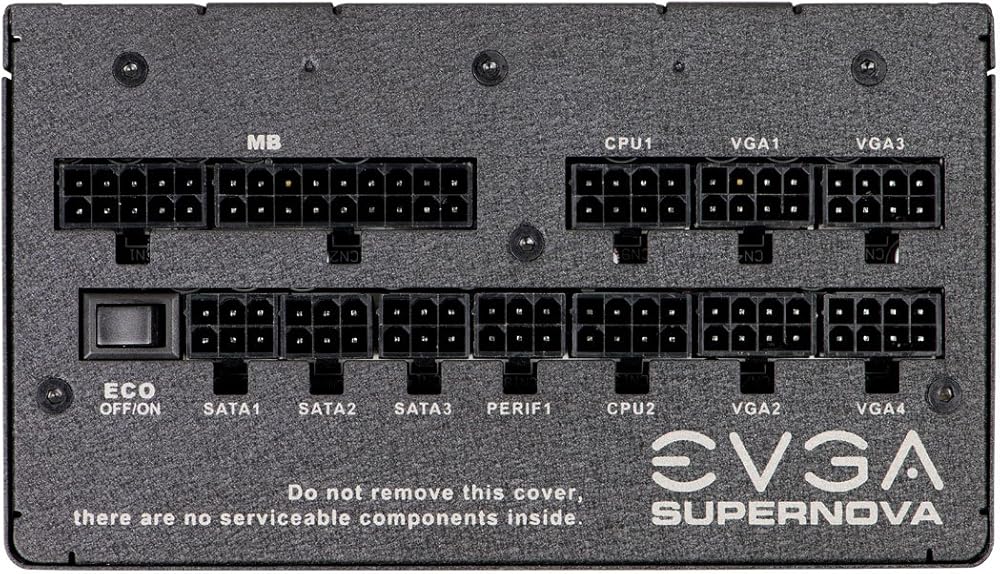 EVGA Supernova 850 T2, 80+ Titanium 850W Fully Modular Power Supply with ECO Mode and Includes Free Power On Self Tester thumbnail 5