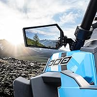 Vista 6 de Espejos laterales retrovisores compatibles con Polaris RZR XP XP4 1000/Turbo/S 900/S 1000 2014-2023, accesorios ajustables plegables retrovisores