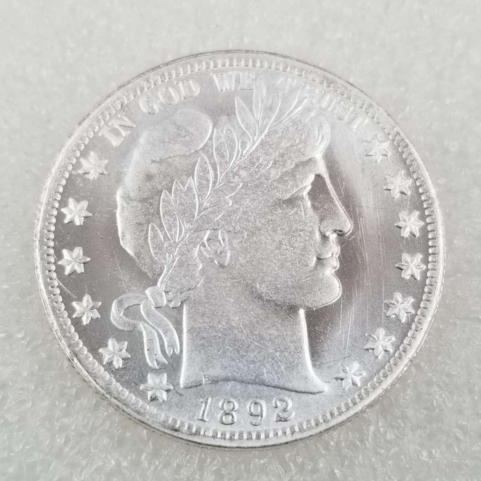 Antique Arts and Crafts 1892/1893 Barber Semi-Double Coin Collection #2447