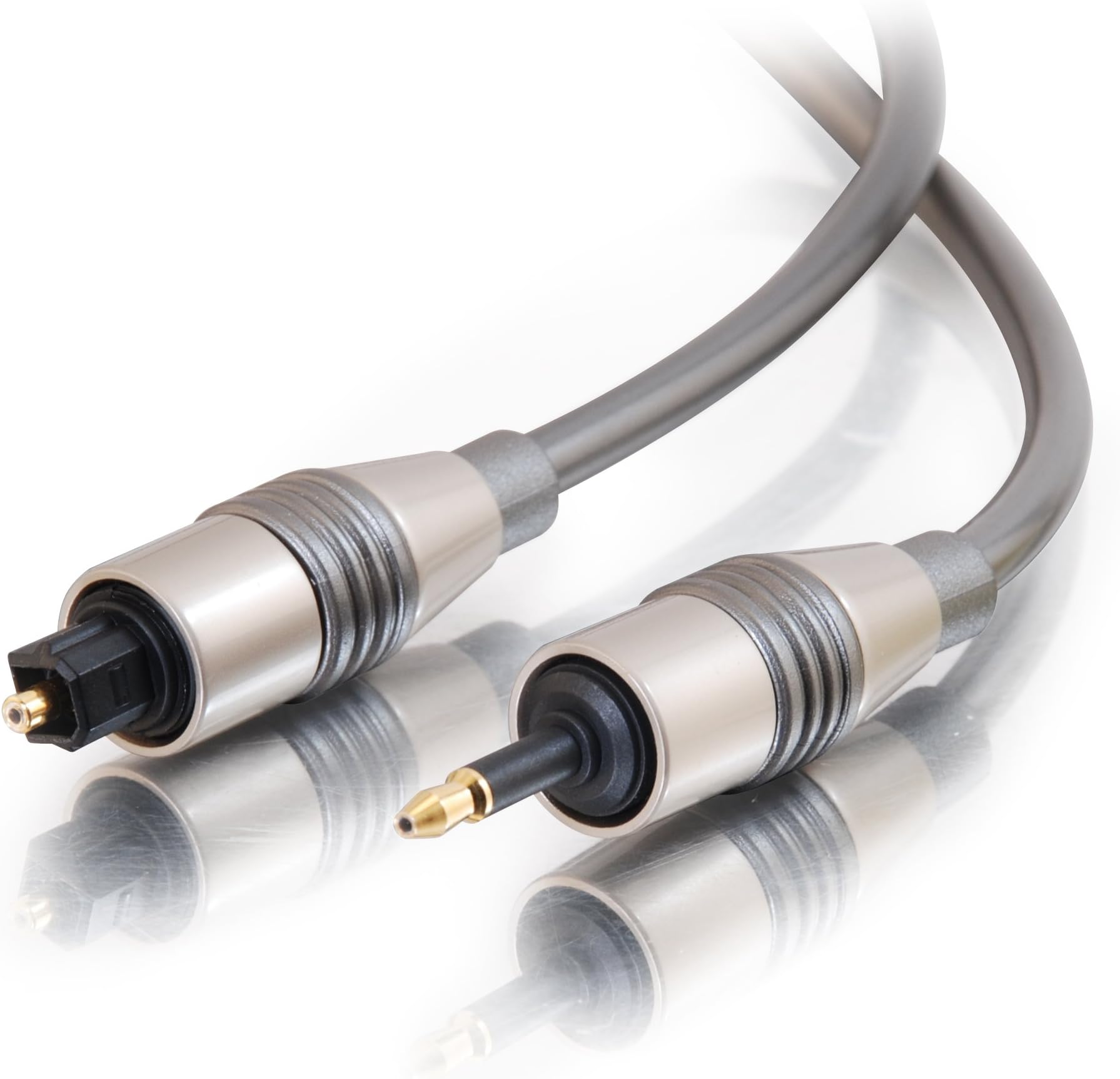 C2G 27017 Toslink to Mini Toslink Cable (9.8 Feet, 3 Meters),Black