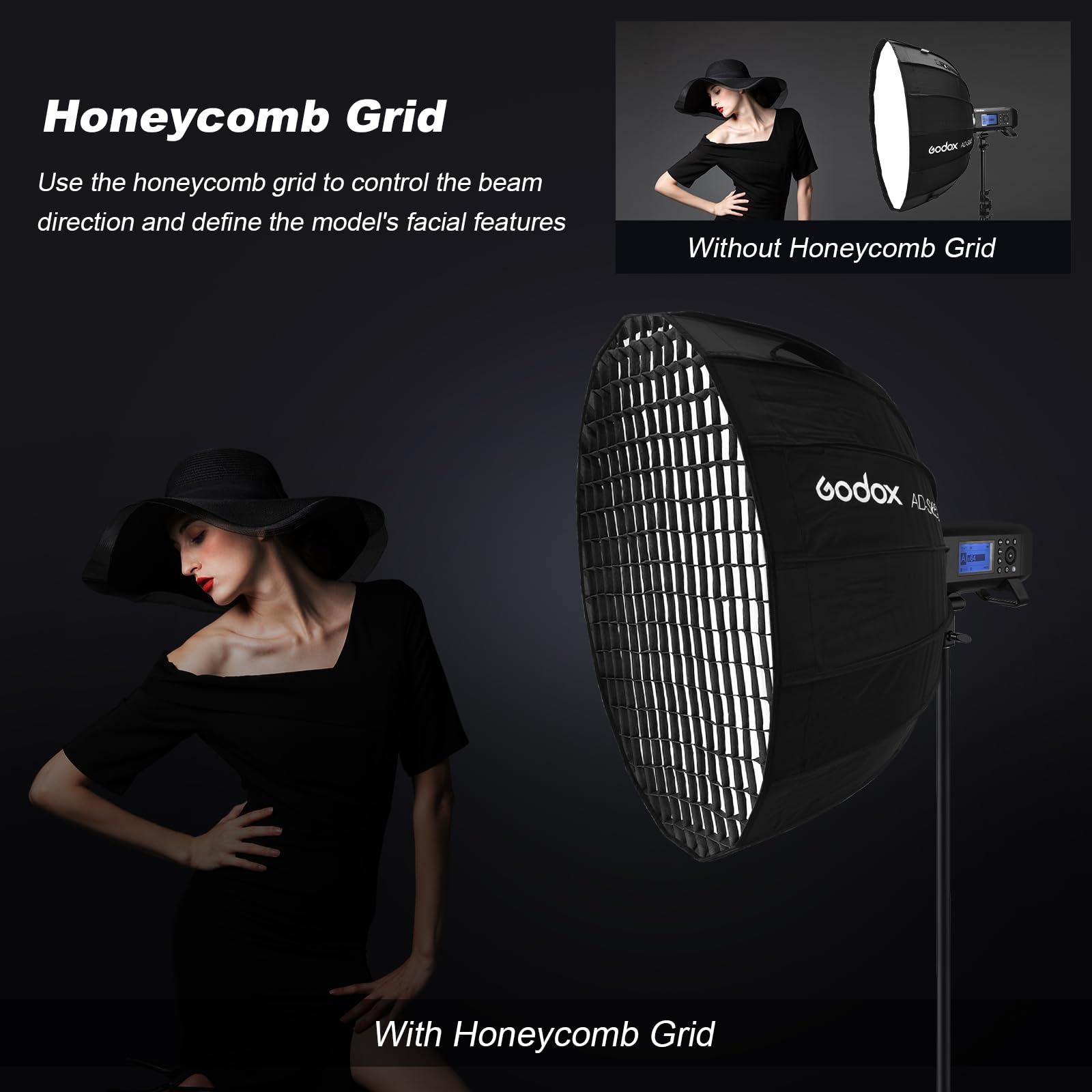 SONY - godox ml60 ＋ ad-s65s Amazon.com : Godox AD-S65W Portable Softbox 25.6inch/65cm