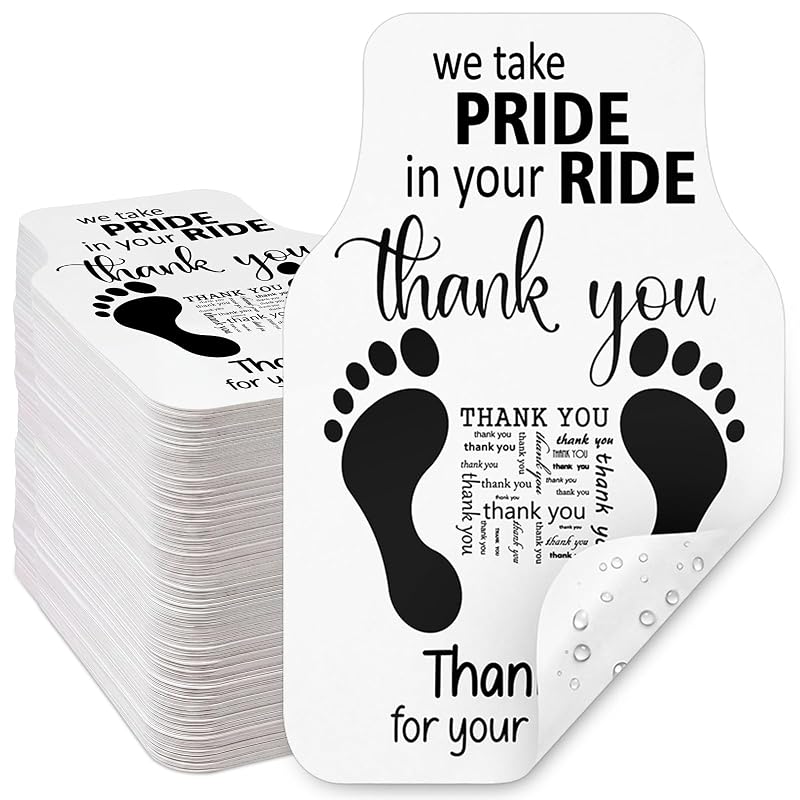 Tapetes Automotivos Descartáveis de Papel Kraft Breling 40 x 60 cm Branco Pacote com 60