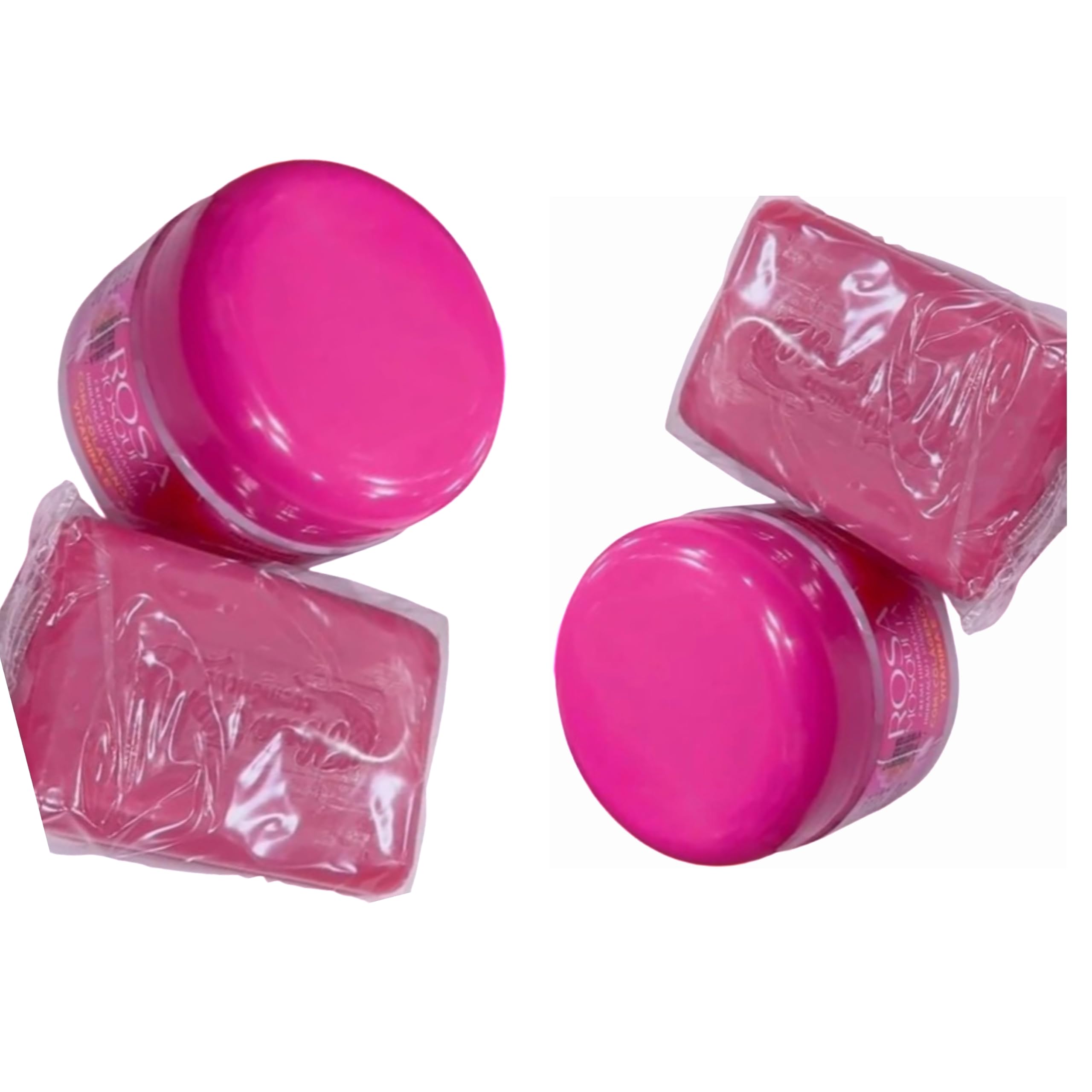 Kit Rosa Mosqueta 2 Creme Hidratante e 2 Sabonete com Colágeno