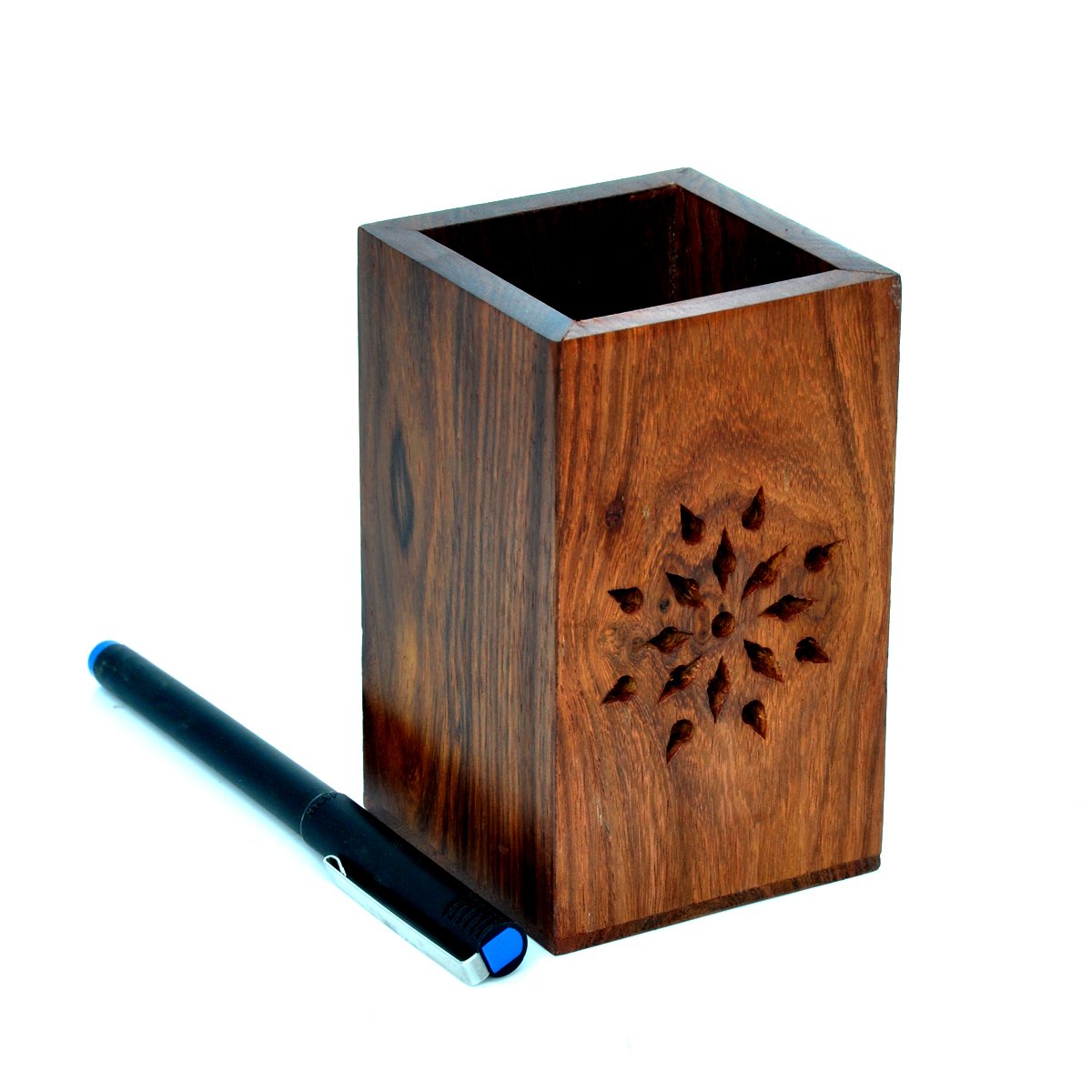 Wooden Pen Stand / Holder for Office