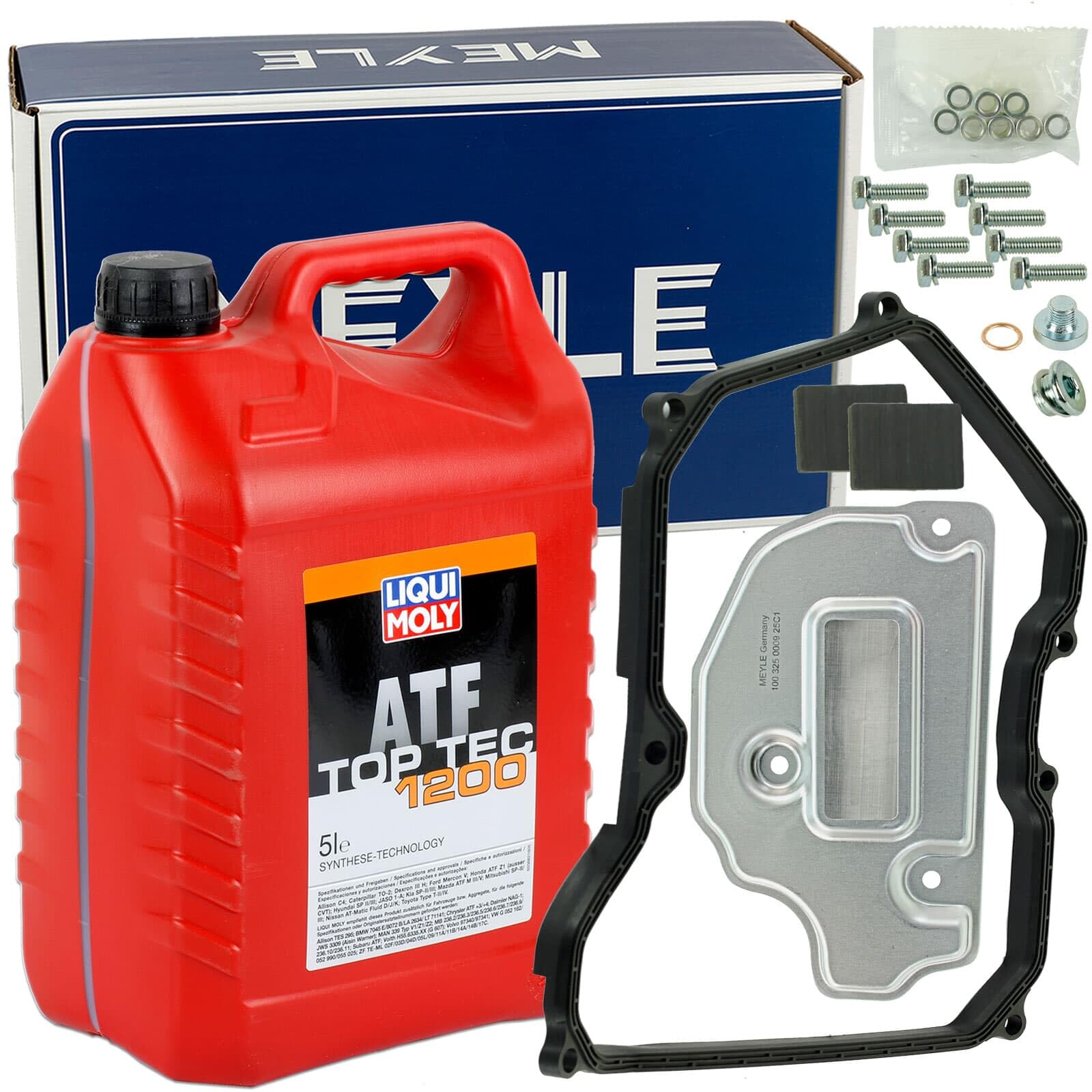 Meyle Teilesatz Ölwechsel Automatik Getriebe+Liqui Top Tec 1200 6 Gang 09G