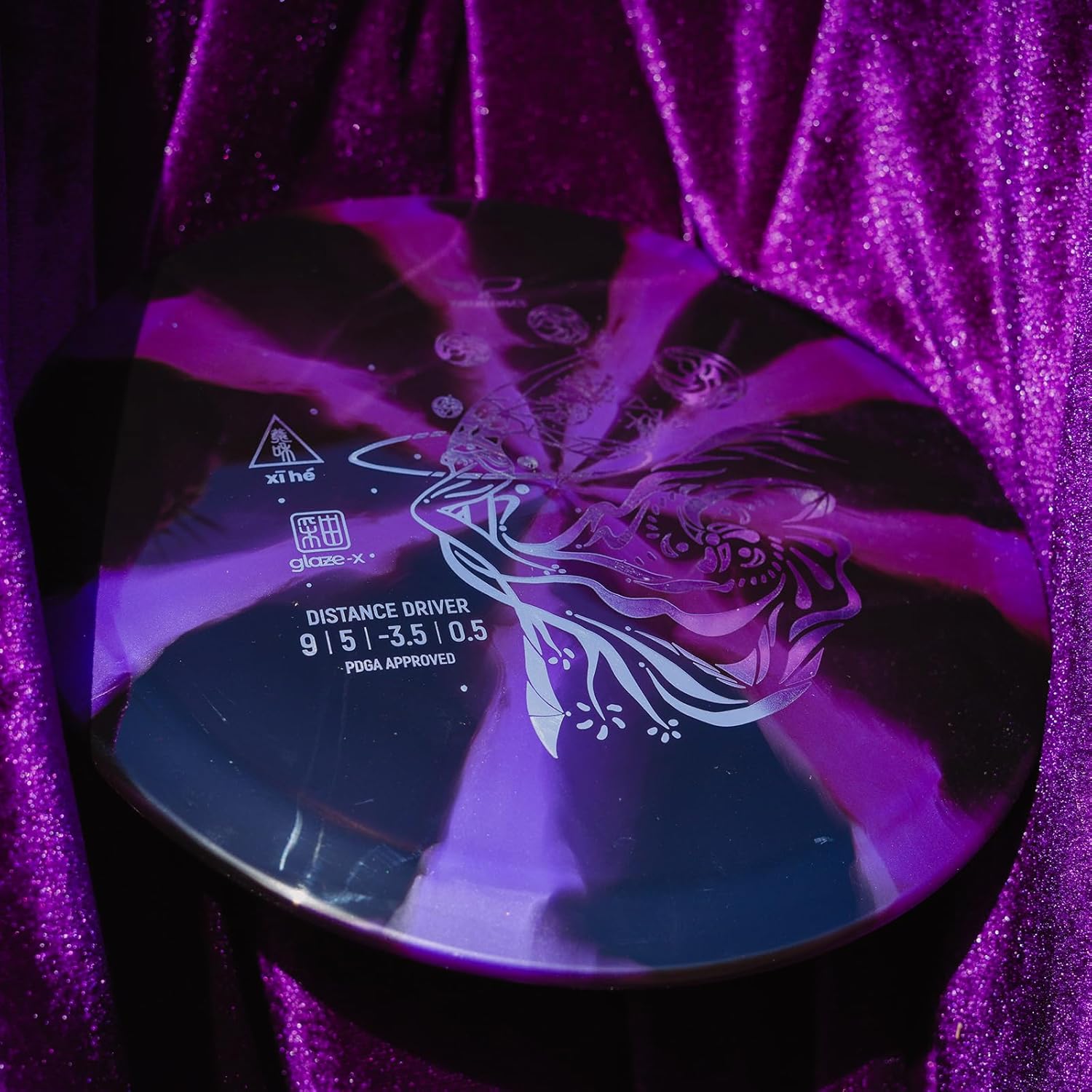 Yikun Distance Driver Glaze Line Xihe and Overstable Midrange Disc Yao