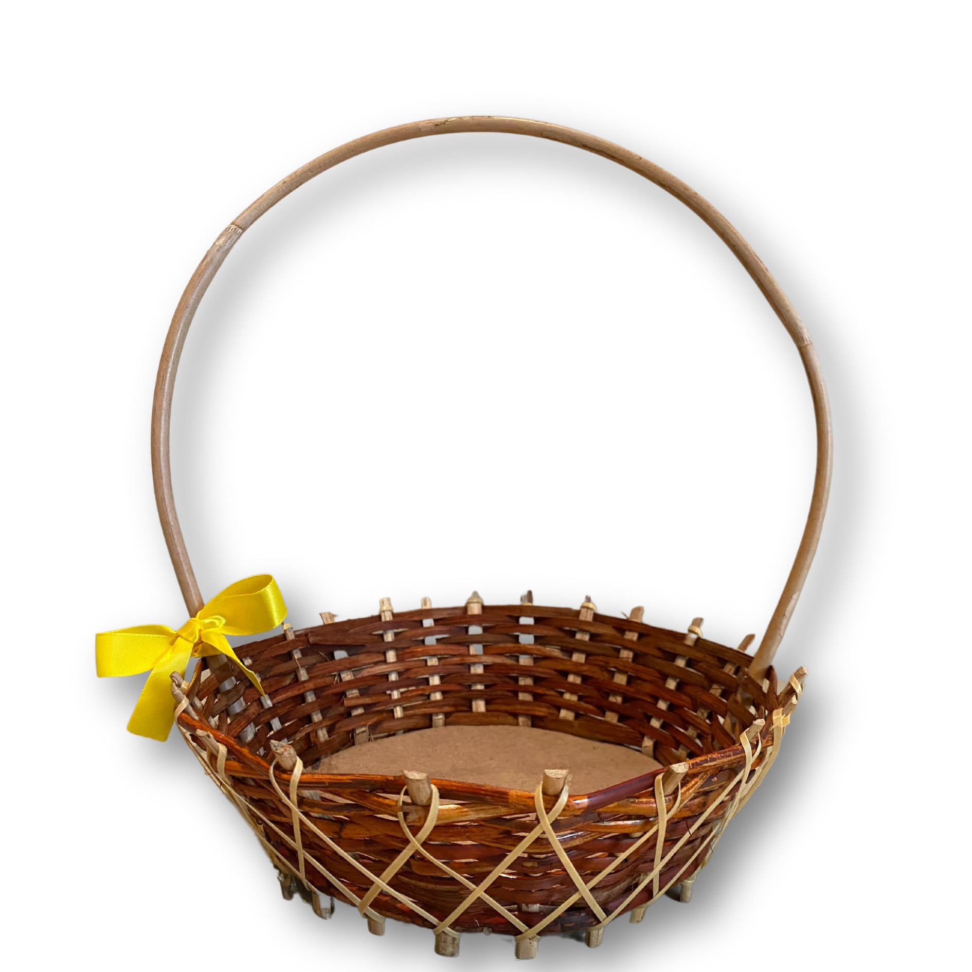 Easter Egg Wicker Basket for Kids | Decorations, Hunt, Games | Empty Basket for Easter Decor