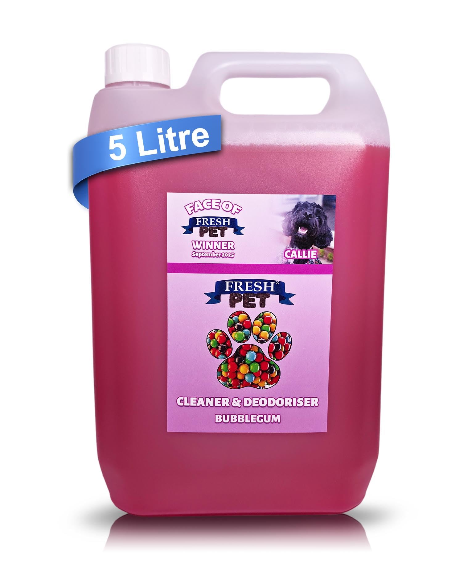 Fresh Pet Kennel/Cattery Disinfectant and Deodoriser - 5L (BUBBLEGUM)