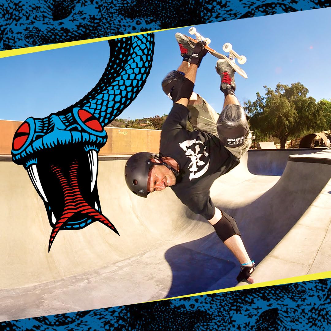 Triple Eight Deep Cover Helm - Ideal für Skateboarden, Radfahren, BMX und Rollschuhlaufen