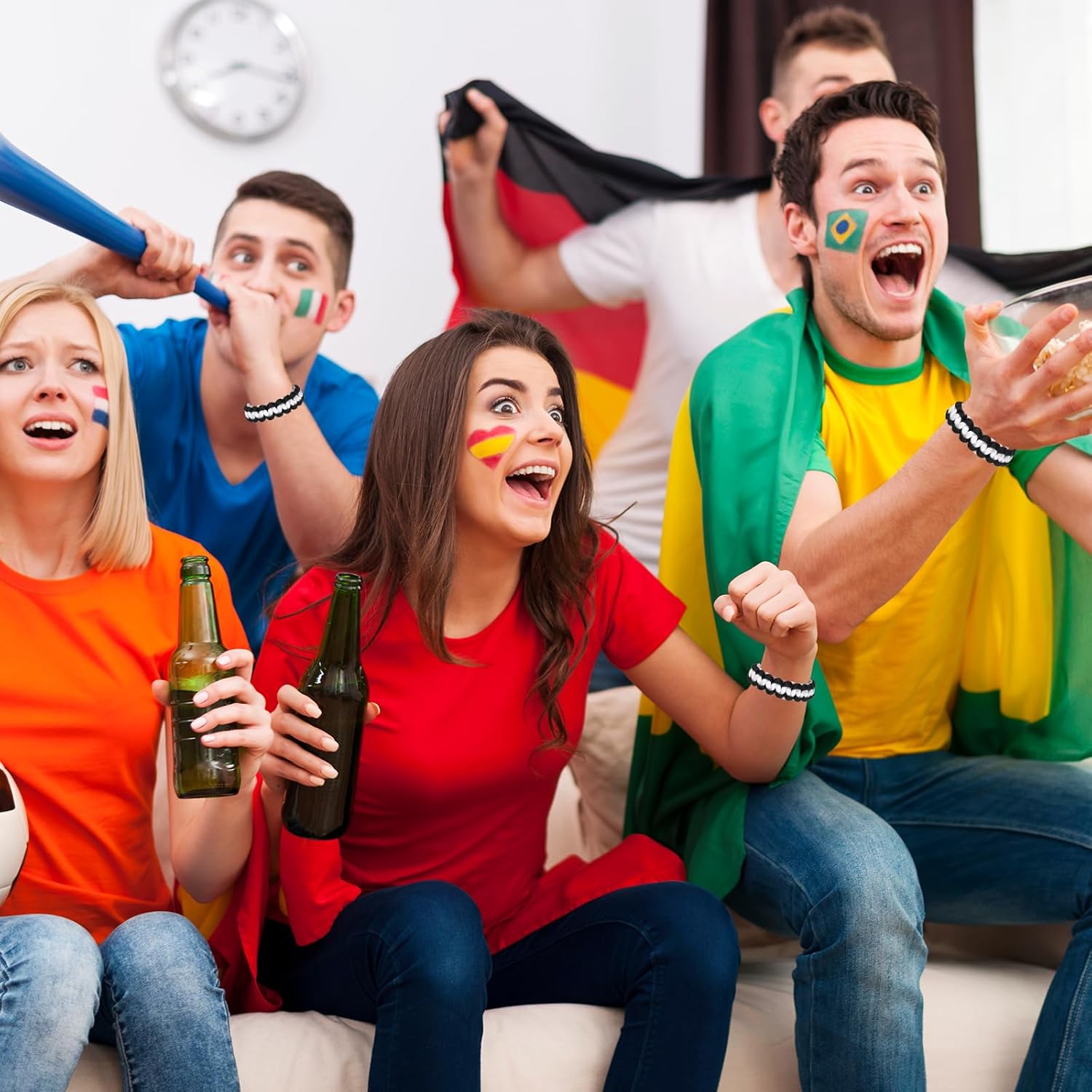 12 Set Sports Bracelets Party Favors with Inspirational Card Adjustable Braided Bracelet Sport Accessories Birthday Gifts Bulk Team Gifts for Women Men Team Players Coach - Image 6