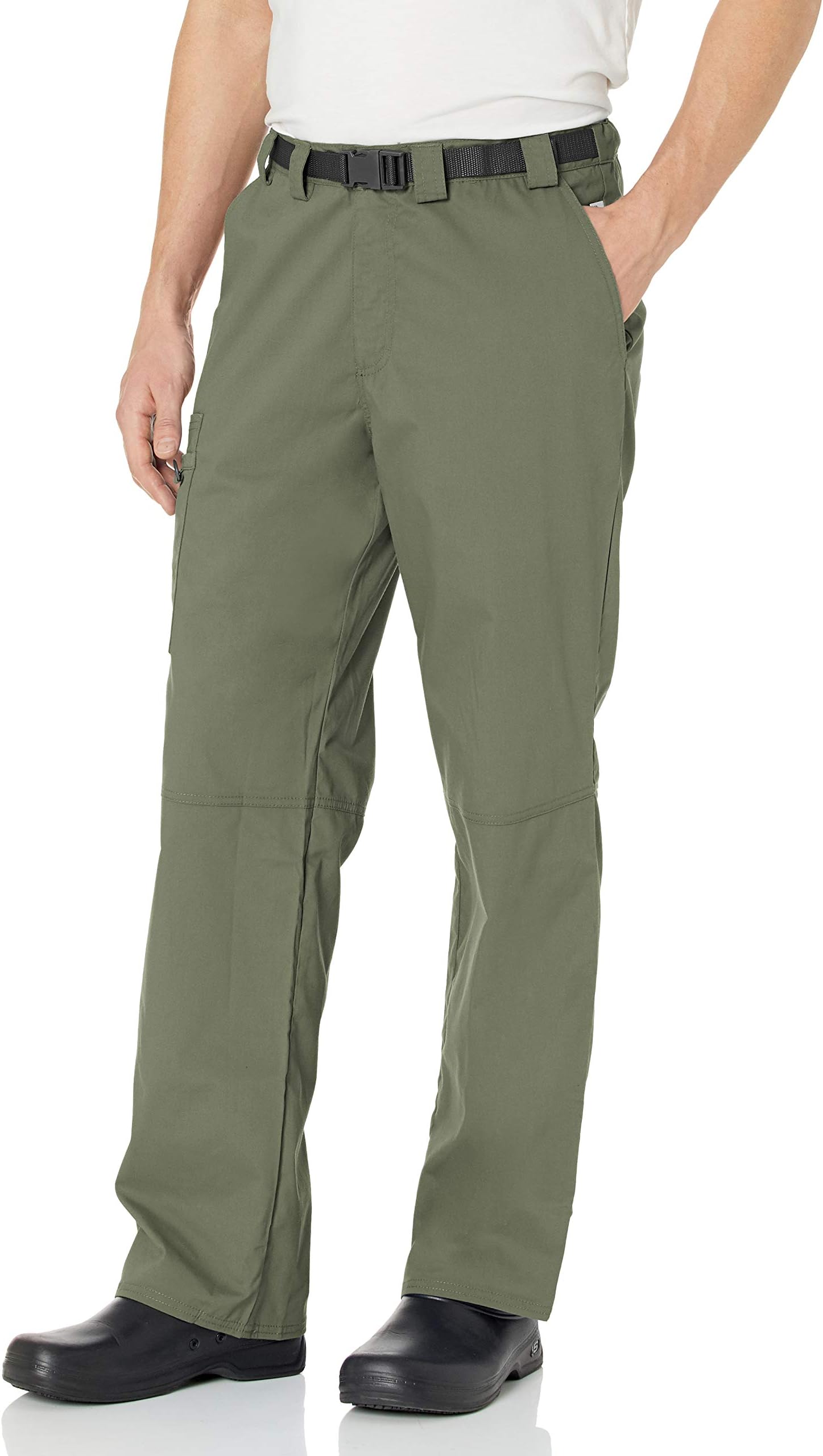 Code Happy Men's Straight Leg Belted Cargo Pant Medium Tall Olive
