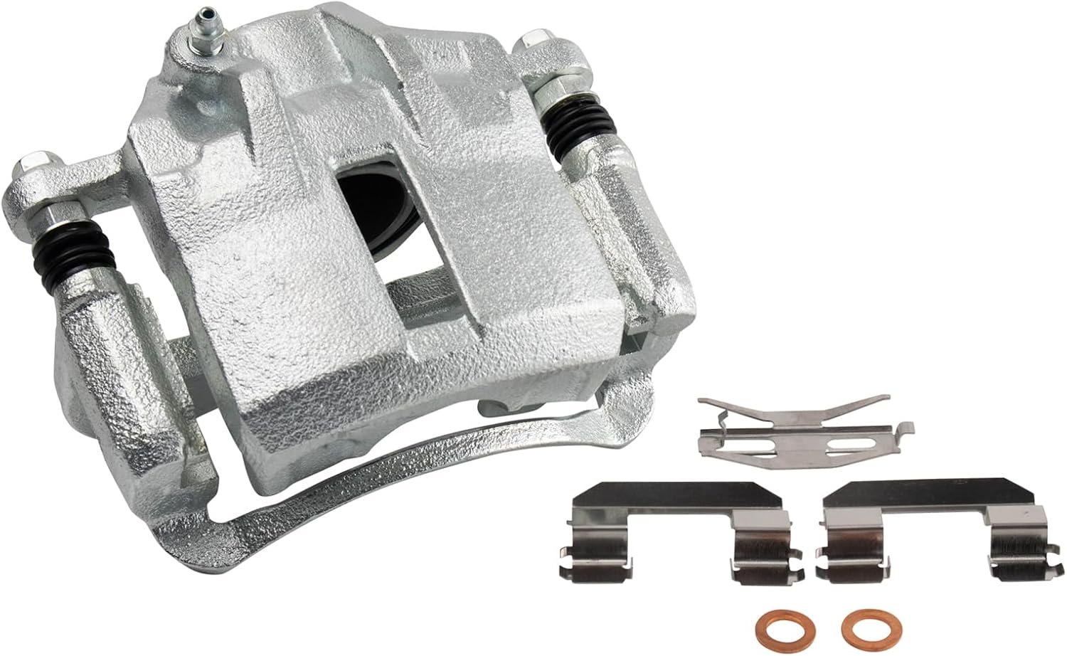 TRQ Front Right Brake Caliper w/Bracket Passenger Side Compatible with 2002-2005 Hyundai Elantra