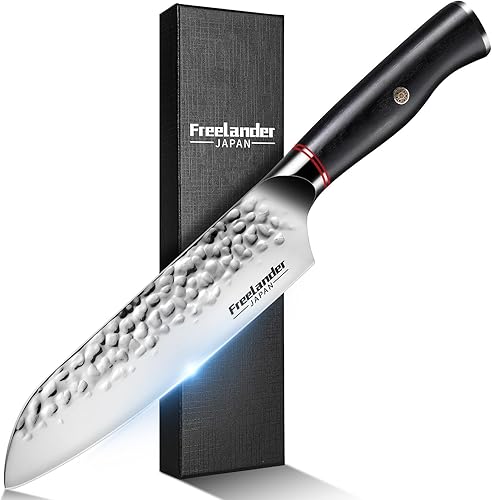 Miniatura 11 de Freelander Cuchillos forjados a mano, Cuchilla de carnicero para cortar carne, cuchillo vikingo de alto carbono con funda, cuchilla de carnicero