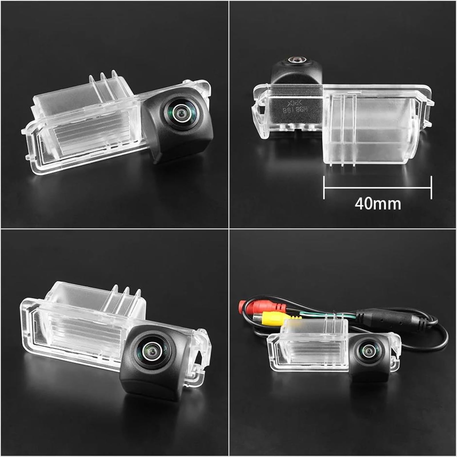 Cámara Visión Trasera para Coche AHD 1920x1080P 170 Grados Resistente Al Agua para VW para Golf 6 Vi para Polo V (6R) para Magotan(AHD1080P-175deg)