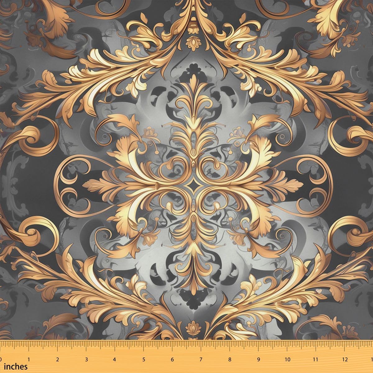 Erosebridal Golden Flower Fabric by The Yard Florals Boho Vintage