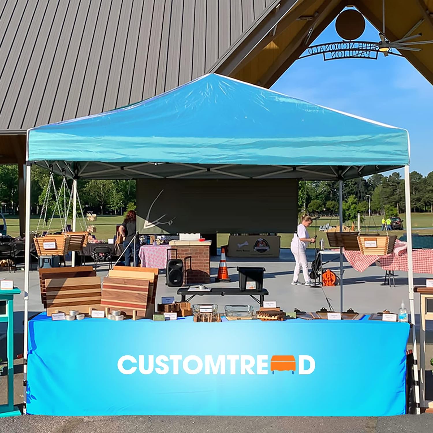 Custom Table Cloth with Business Logo Custom Tablecloth Runner Personalized Customized Polyester Table Cover for Events Tradeshow Birthday Wedding Farmers Market (XL-154x88'', Any Color)