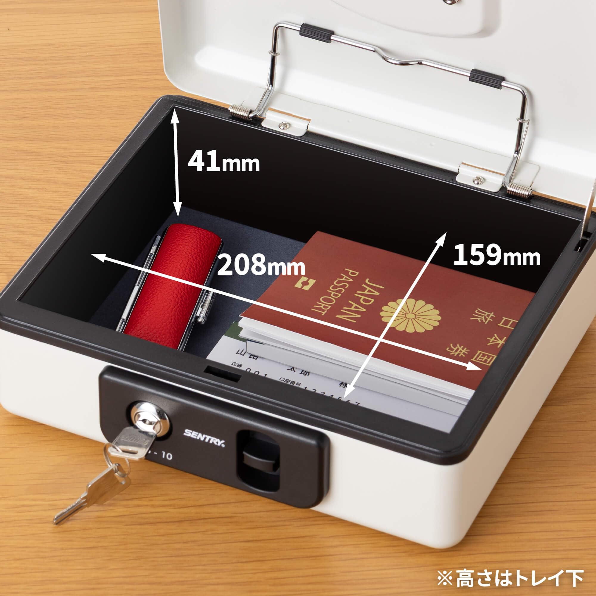 Amazon.co.jp: SENTRY (セントリー) 金庫 手提げ金庫 小型 キャッシュ