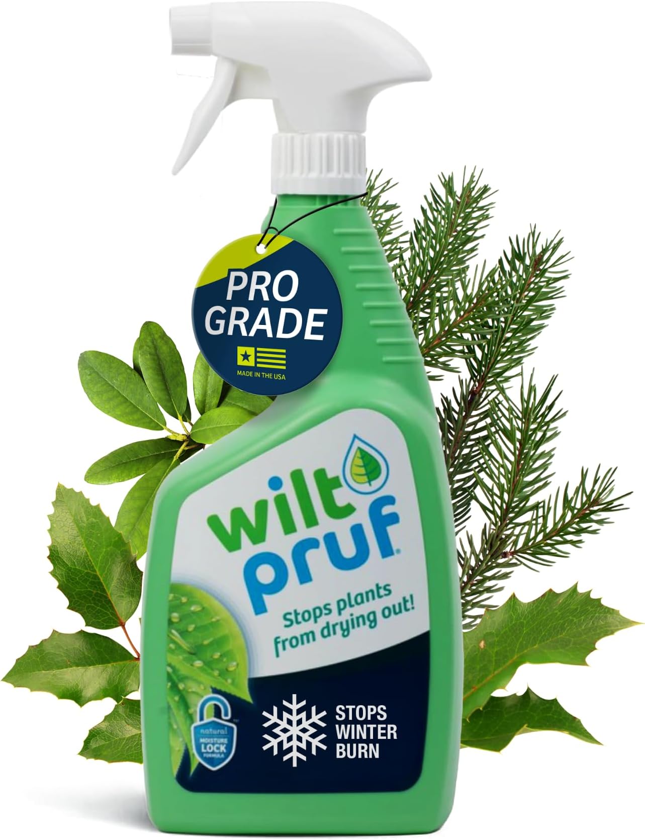 Original Winter Plant Protection | Ready-to-Spray | Maximum Strength Against Winter Burn/Damage | Replaces Burlap | Preserves Christmas Trees, Wreaths, Garland | Lasts up to 4 Mos | 32 oz