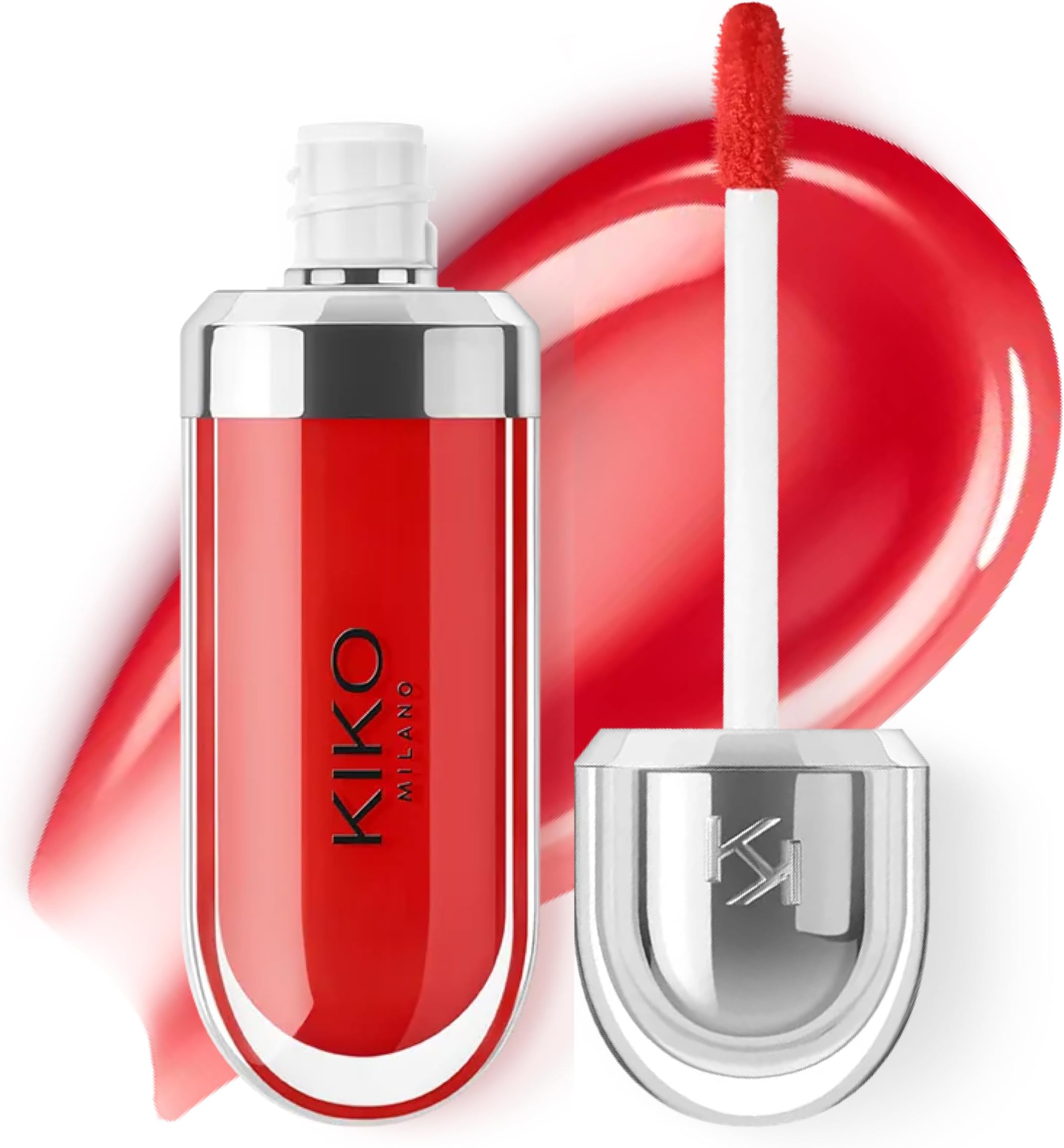 KIKO Milano 3D Hydra Lipgloss 13 Fire Red, 6.5 ml