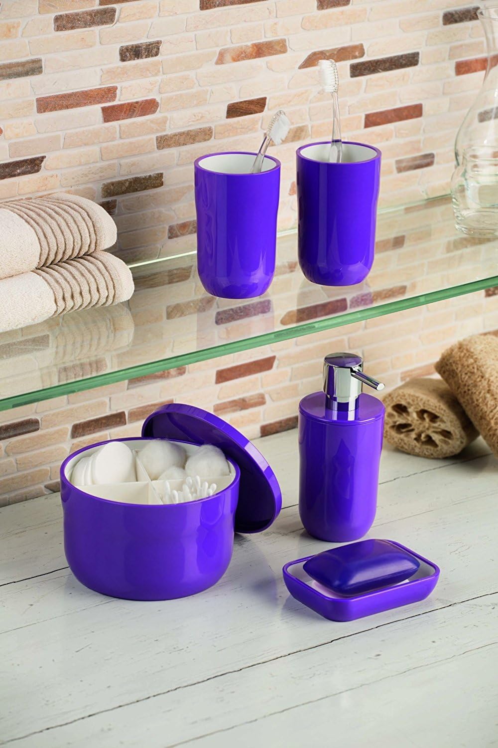 Spirella Cocco Blue Toilet Brush