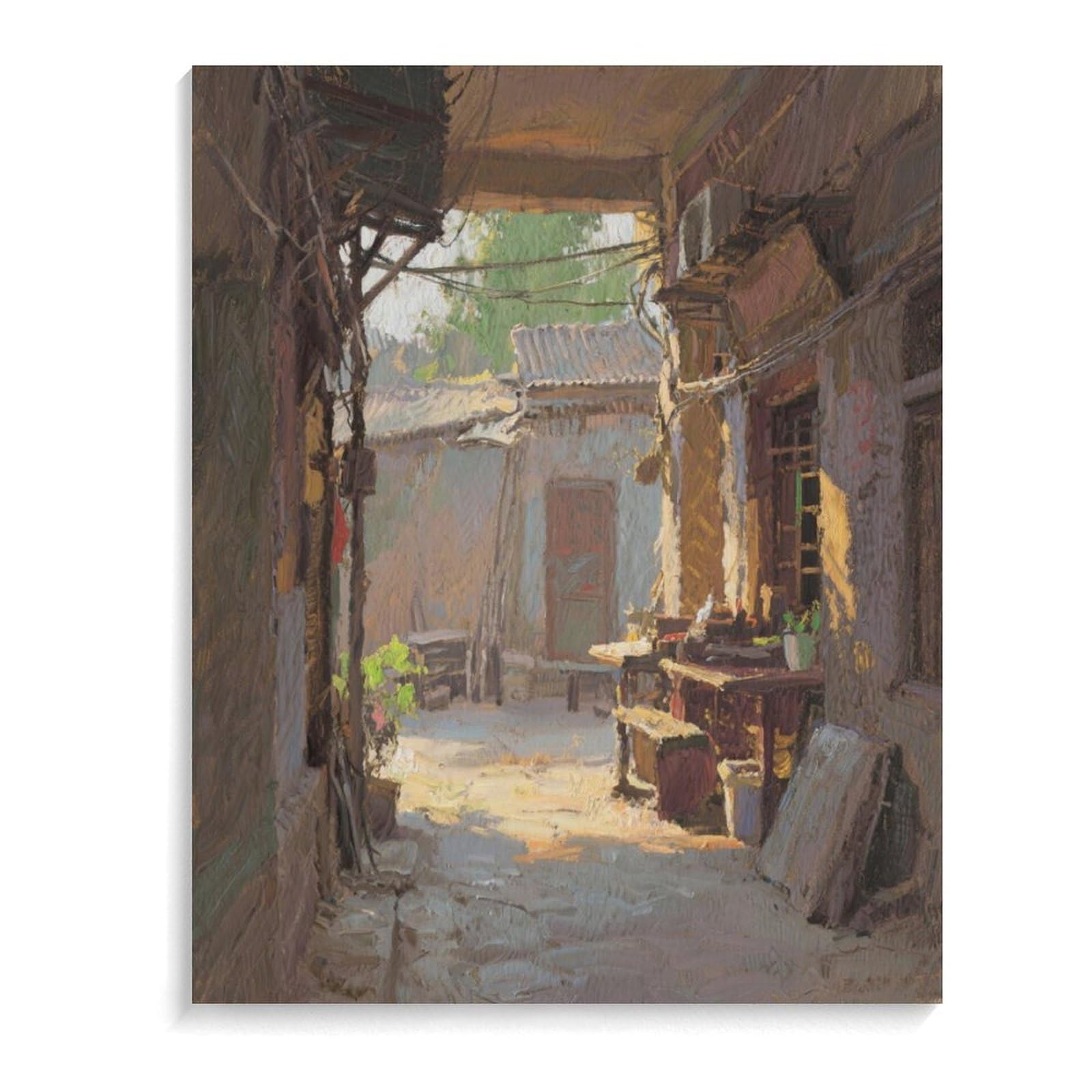 KOAYUBFC Malen nach Zahlen Kit für Erwachsene Anfänger Erwachsene Malen nach Zahlen Kits auf Leinwand DIY Acryl Ölfarben Malerei mit Pinseln für Geschenk Home Wall Decor