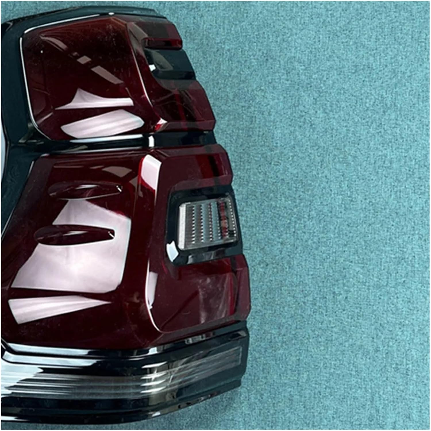 Compatible For Toyota Prado 2018 2019 Car Rear Taillight Shell Brake Lights Shell Replace Auto Rear Shell Cover Mask Lampshade(Left)