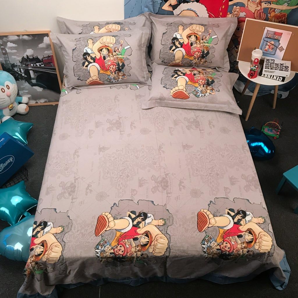 Flаѕh Dеаlѕ - 70% оƒƒ Casa 100% Cotton Kids Bedding Set Boys ONE Piece Duvet Cover and Pillow Cases and Fitted Sheet,Boys,4 Pieces,Queen