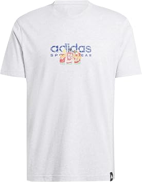 adidas Men's Codes Linear Graphic Tee Short Sleeve Graphic Tee (Pack of 1)