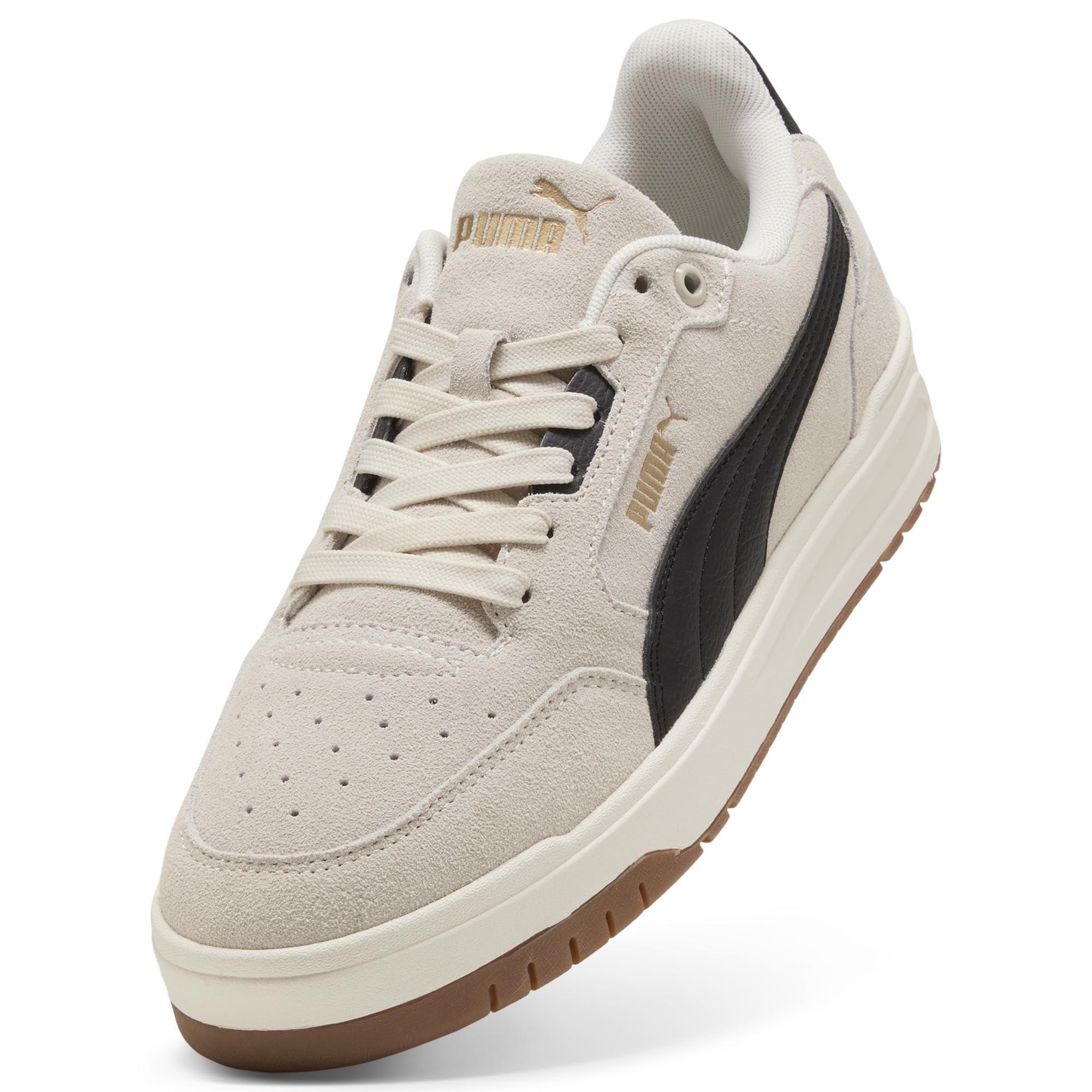 Puma Unisex Erwachsene Shuffle Downtown Sneakers, Vapor Gray Puma Schwarz Puma Gold, 46 EU – Ansicht 6