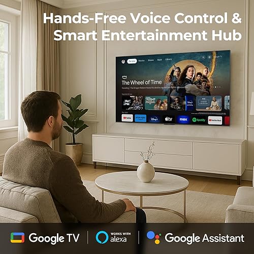 Miniatura 7 de iFFALCON Smart TV de 65 pulgadas Class U85 Series QD-Mini LED 4K UHD Google - QLED, HDR 1000 nits, contraste 70001, modo de juego Pro de 144Hz,