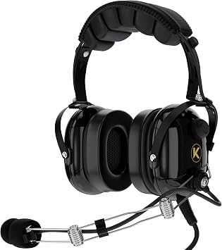 P1 Aviation Pilot Headset for Student Pilots Flight Schools Flight Instructors Features 24 db PNR Rating, Noise Canceling Microphone, Acoustic Foam Ear Cups, AUX Port Input with GA Dual Plugs