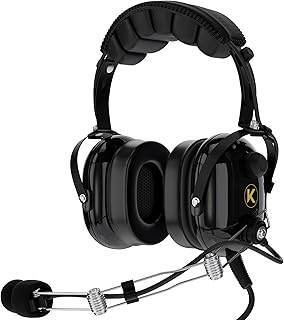 KORE AVIATION P1 Series PNR Pilot Aviation Headset - Black Price In India