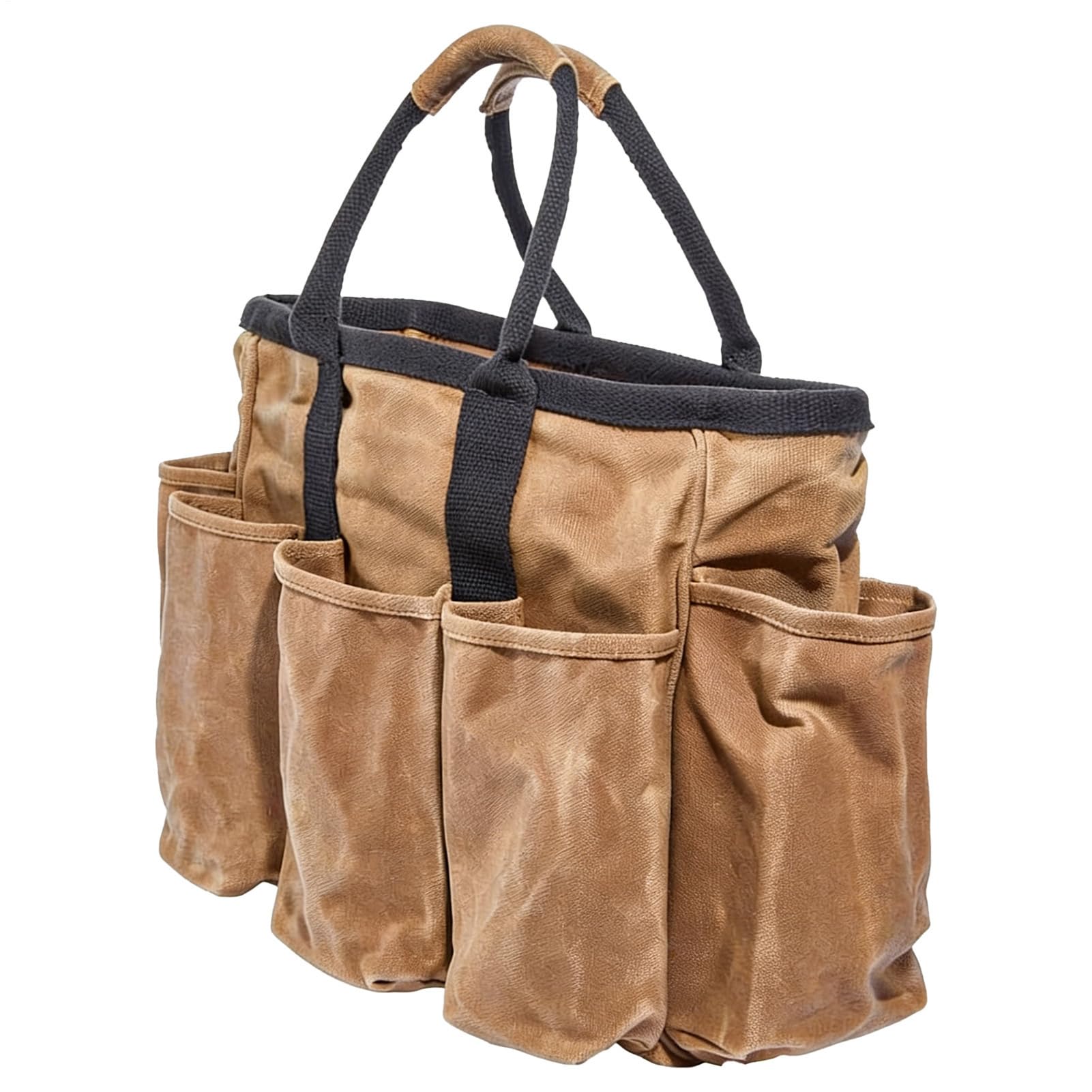 Borsa per il Giardinaggio Tela Spessa E Resistente Multiuso Per Forniture | Porta Attrezzi Da Giardino Per Uomini Giardinaggio All'Aperto Lavoro Campeggio Costruzione Piantumazione Tras