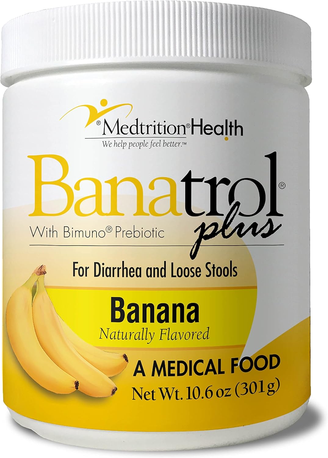 Banatrol Natural AntiDiarrheal with Prebiotics, Relief for