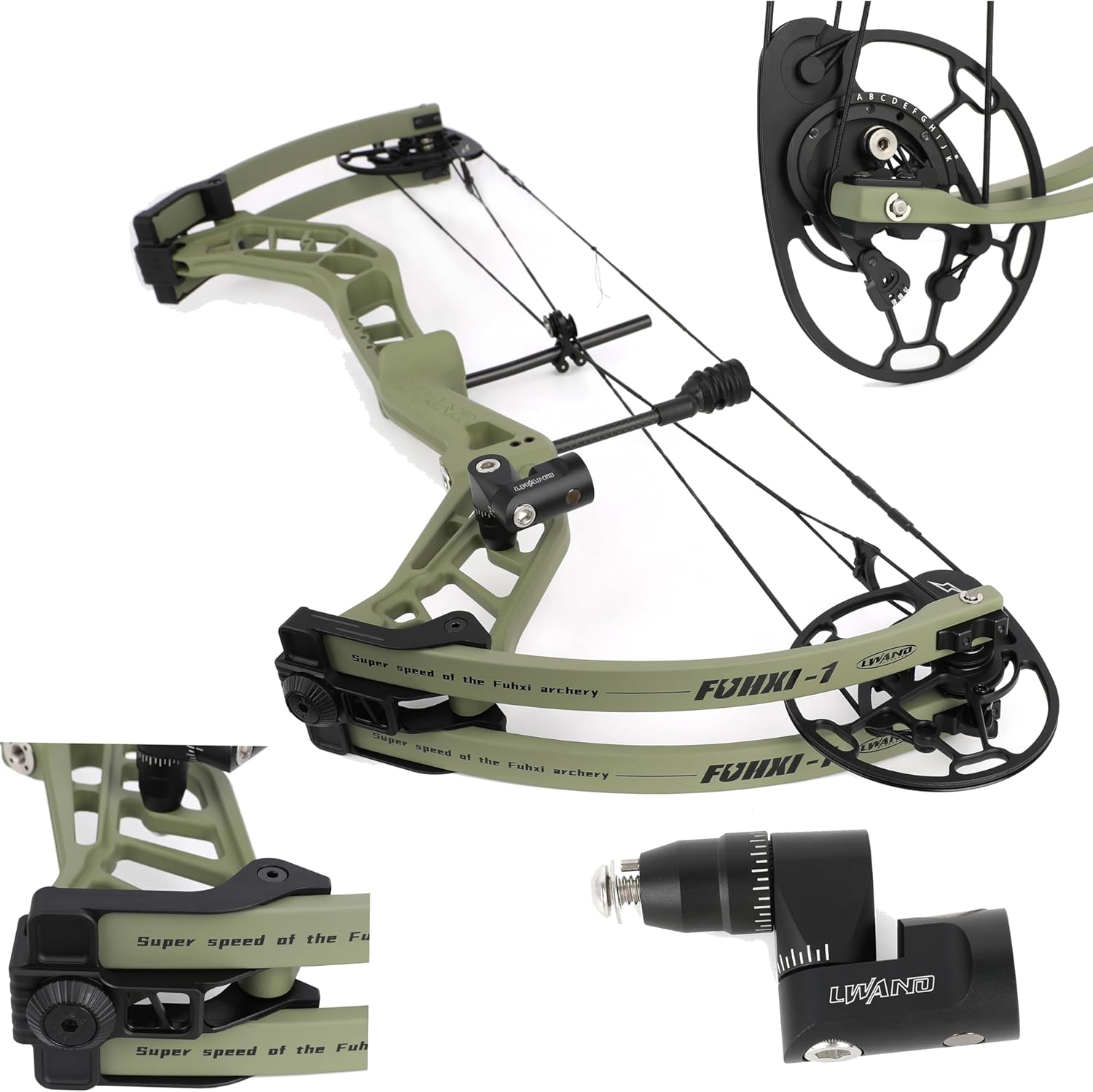 Archery Compound Bow Draw Weight 40-70 LBS 75%/80%/85% let-Off Adjustable Draw Length 25-30 inches Suitable for Adult Beginners Outdoor Hunting Target Archery Shooting