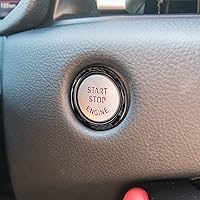 Vista 3 de Cubierta de anillo para botón de arranque del motor, fibra de carbono, sin llave, botón de arranque con un clic, adhesivo para el panel de ajuste
