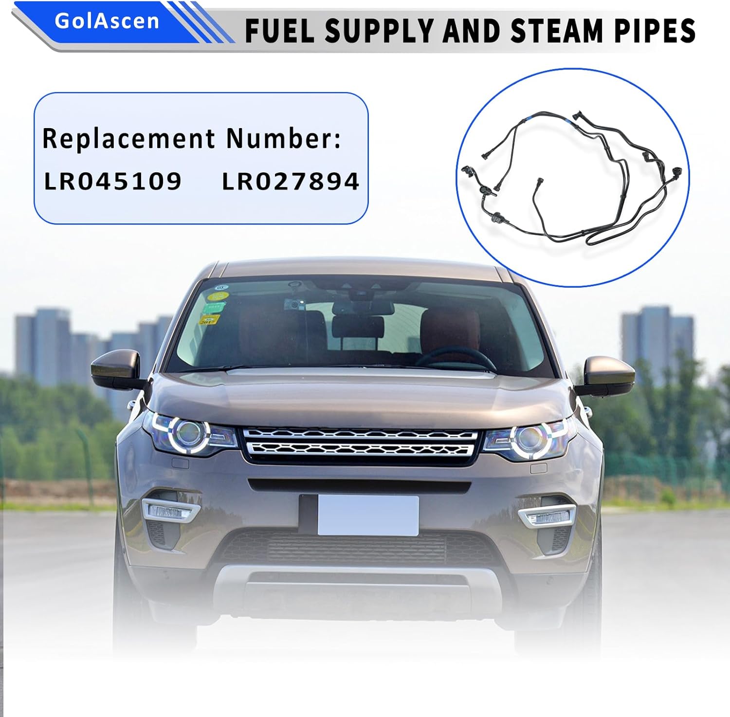 LR045109 Fuel Supply And Vapour Tube for Land Rover Freelander 2 2006-2014 Land Rover Range Rover Evoque 2012-2018