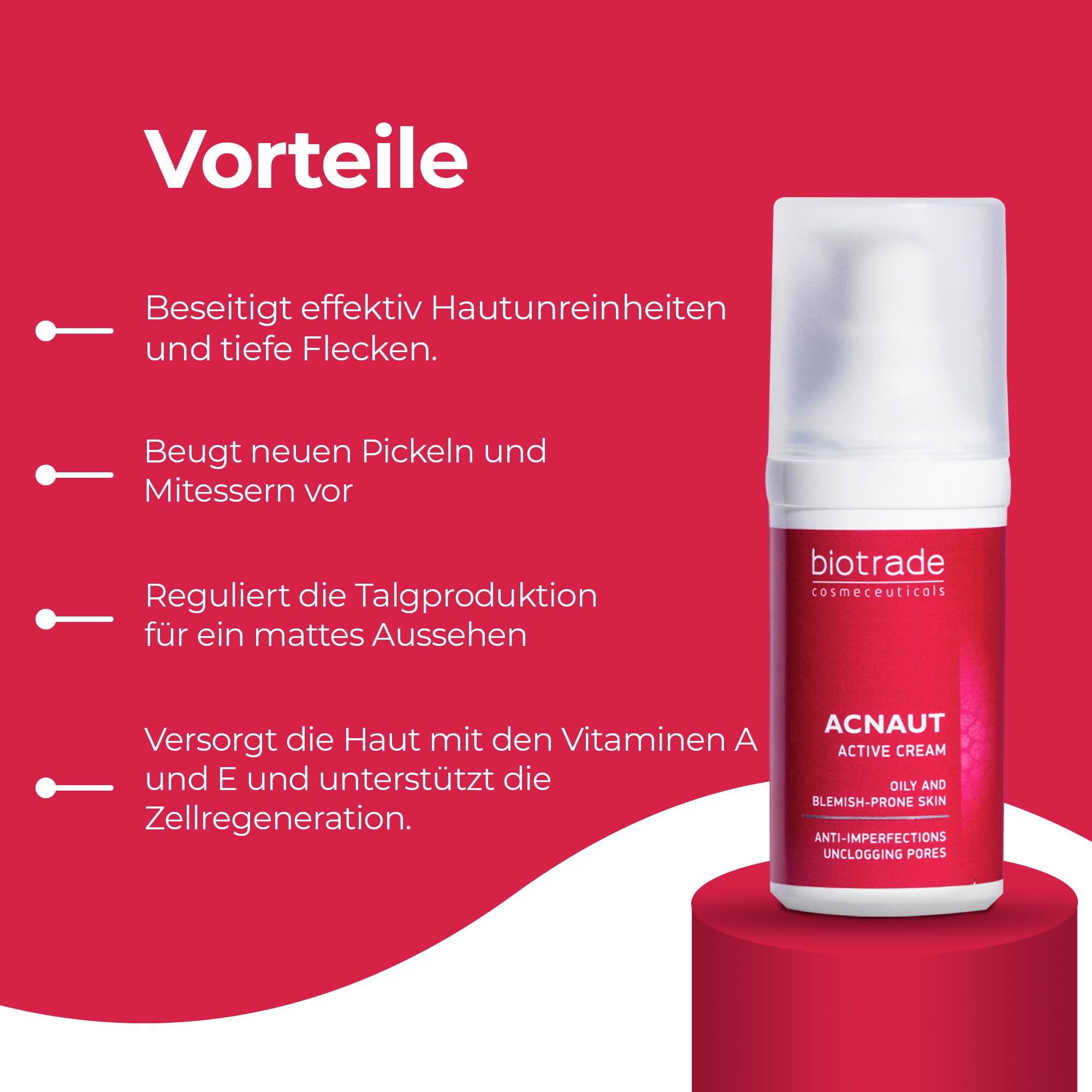 Acne Out Active Creme 30 ml Für Fettige Und Zu Akne Neigende Haut Beseitigt Komedonen Pickel Rötungen Irritationen Mattiert Die Haut Von Biotrade