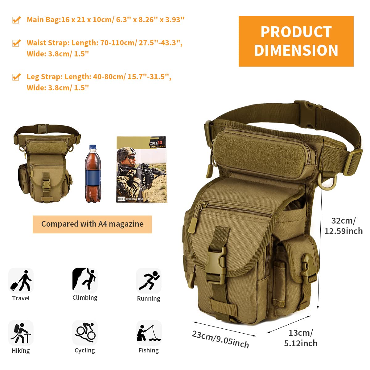 Trailoom Marsupio Da Corsa - Idrorepellente, Riflettente, Porta Telefono, Per Uomo E Donna
