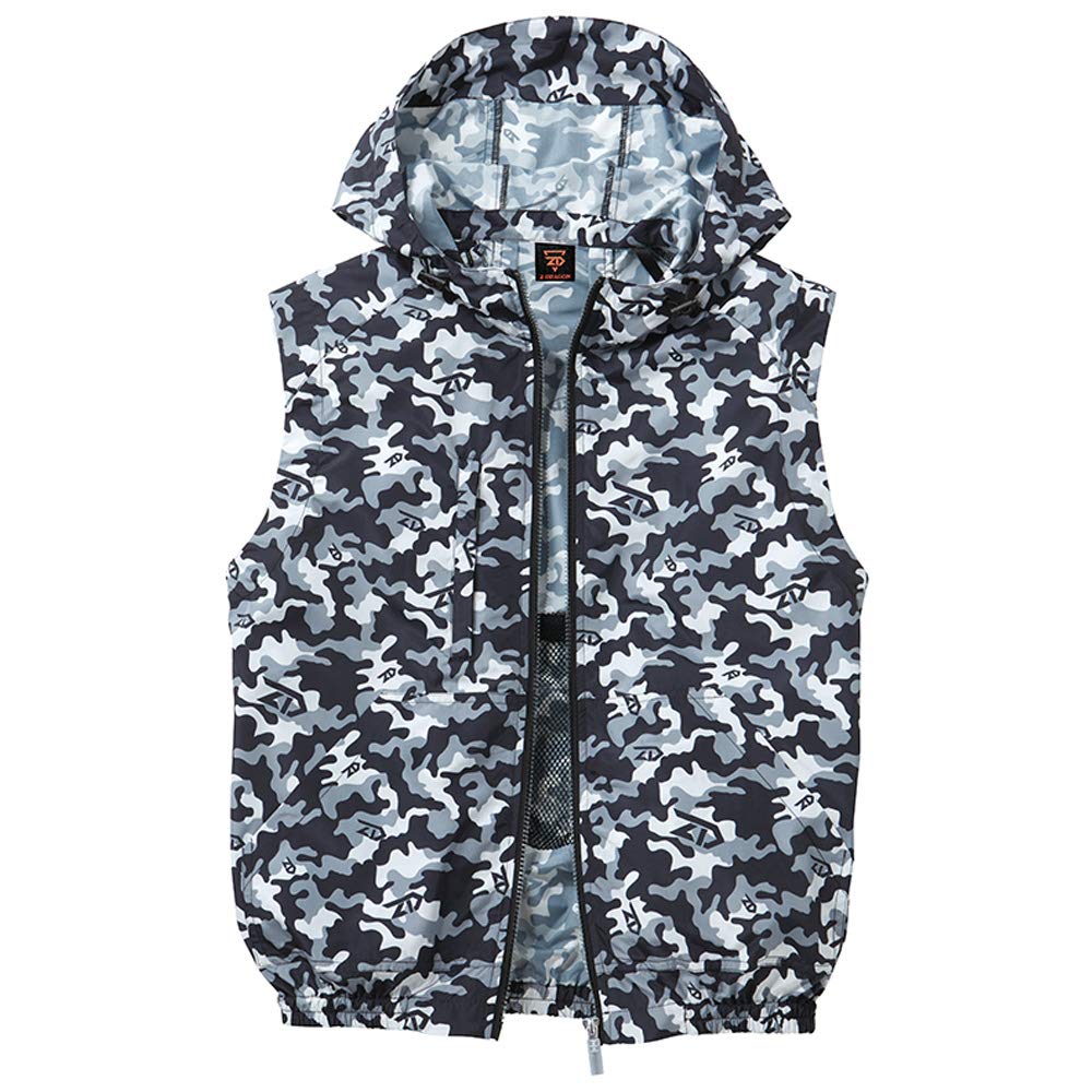 カモフラージュ ベスト Mサイズ フード付き Amazon.co.jp: ジードラゴン Z-DRAGONフード付 カモフラ迷彩ベスト