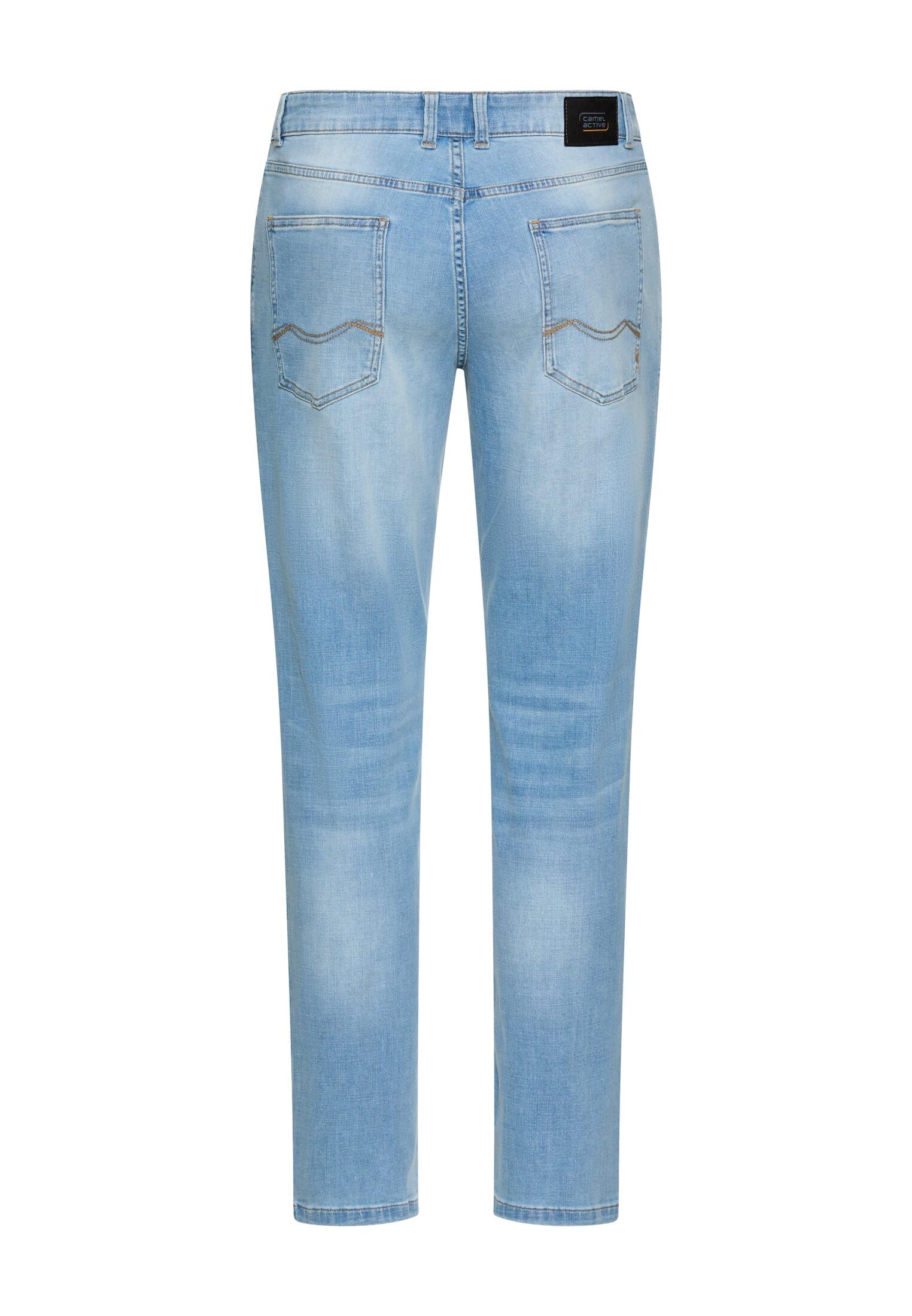 camel active Herren Jeans mit kühlendem Effekt | fleXXXactive® Jeans mit 5 Taschen im Regular Fit - pflegeleicht für Alltag und Freizeit