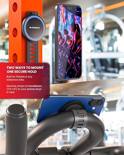 Miniatura 3 de Soporte de teléfono para cochecito MagSafe - Soporte magnético universal para teléfono para cochecito, cinta de correr, carrito de empuje de golf,