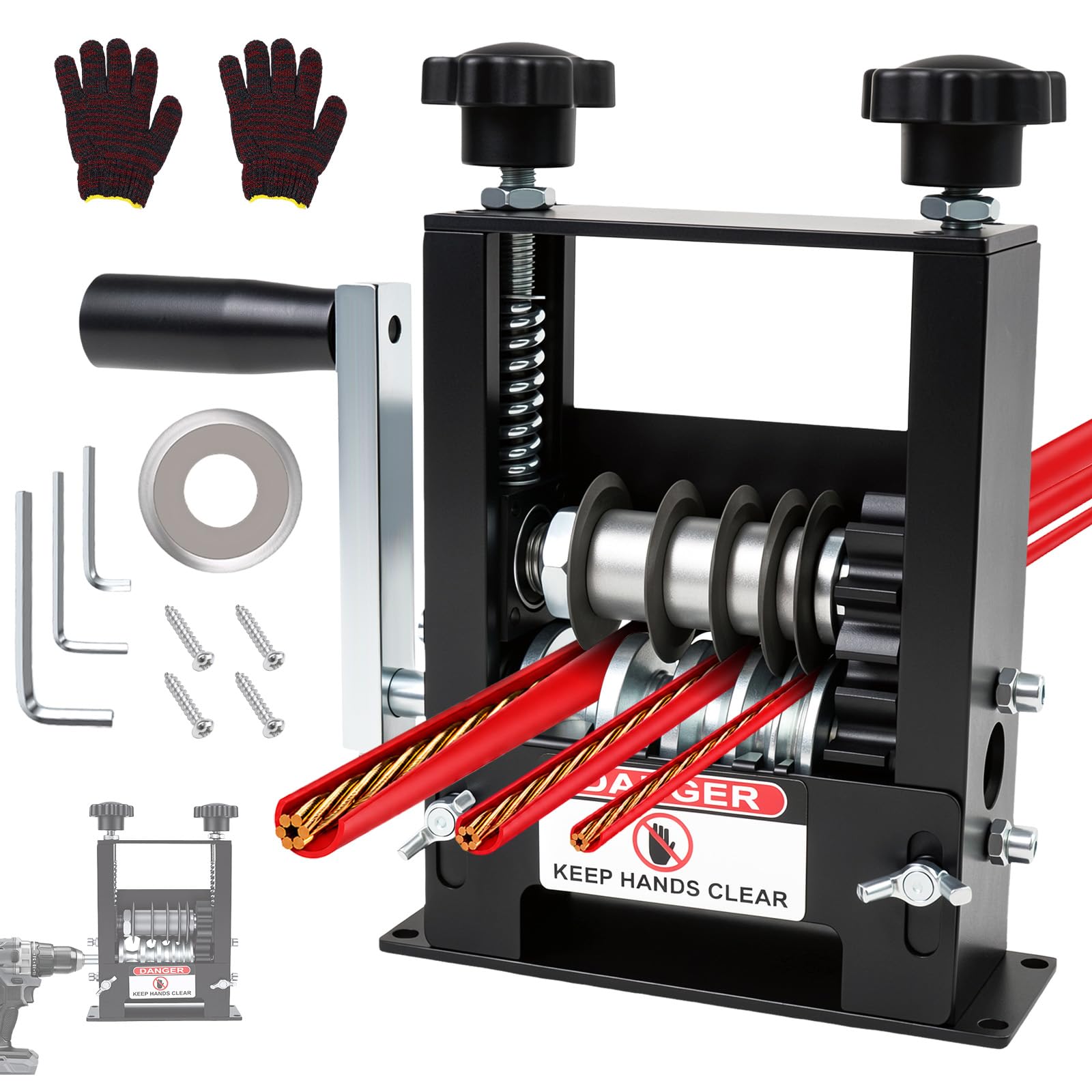 Cable Stripper Machine, Manual Wire Stripper for 3-17mm Cables